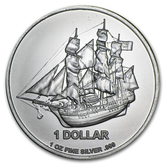 2014 Cook Islands 1 oz. Silver Bounty Coin 2014 Cook Islands 1 oz. Silver Bounty Coin